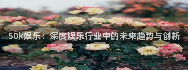 永盈welcome3官网登录：50k娱乐：深度娱乐行业中的未来趋势与创新
